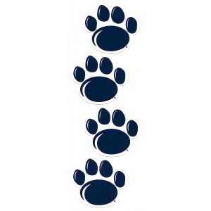 vinyl decal Penn State Paws 4 pack